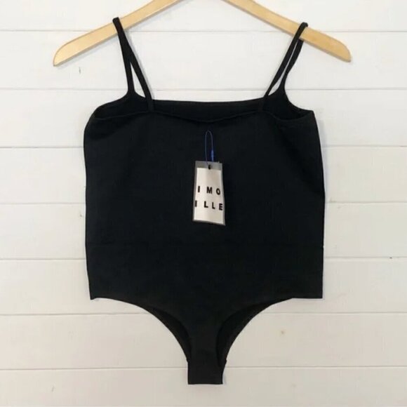 New! Simon Miller Ano Square Neck Bodysuit - Picture 5 of 9